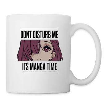 Ne me dérange pas, c'est l'heure du manga - Mug blanc - blanc - Droite