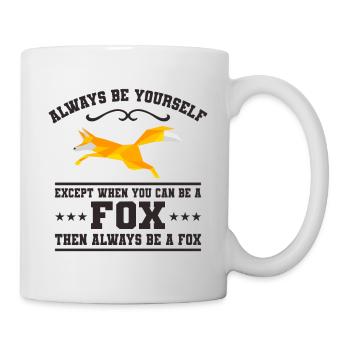 Fuchs - Tasse - Weiß - Rechts