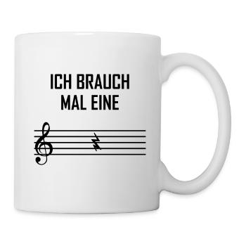 Musiker Spruch - Tasse - Weiß - Rechts