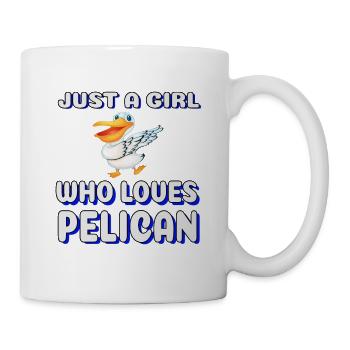 Pelican Pelikan Tanz - Tasse - Weiß - Rechts