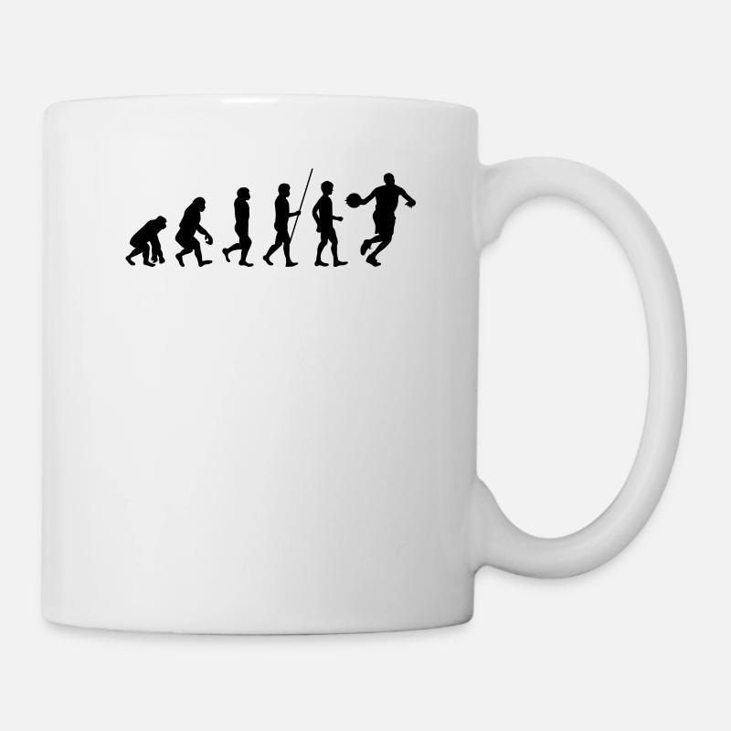 Basketball Evolution - Mug - white