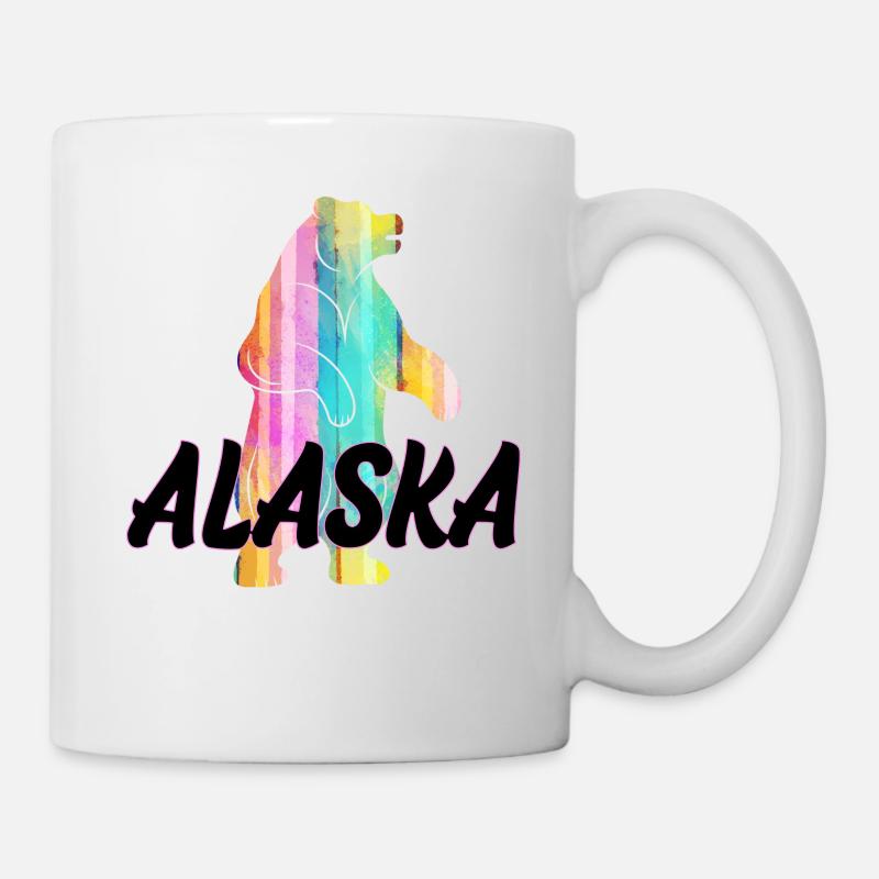 Ours de l’Alaska - Mug blanc - blanc