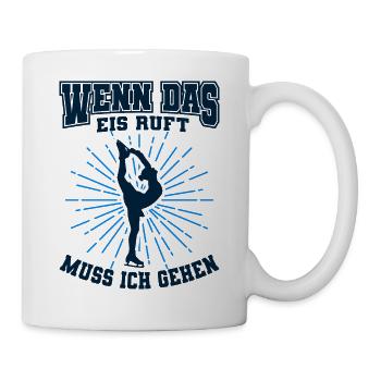 Eiskunstlauf - Tasse - Weiß - Rechts