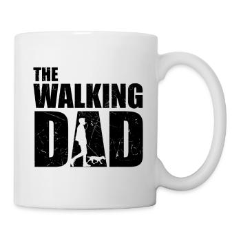 Hundhalter The Walking Dad - Tasse - Weiß - Rechts