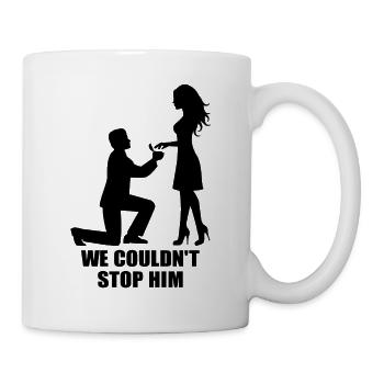 Junggeselle Junggesellenabschied - Tasse - Weiß - Rechts