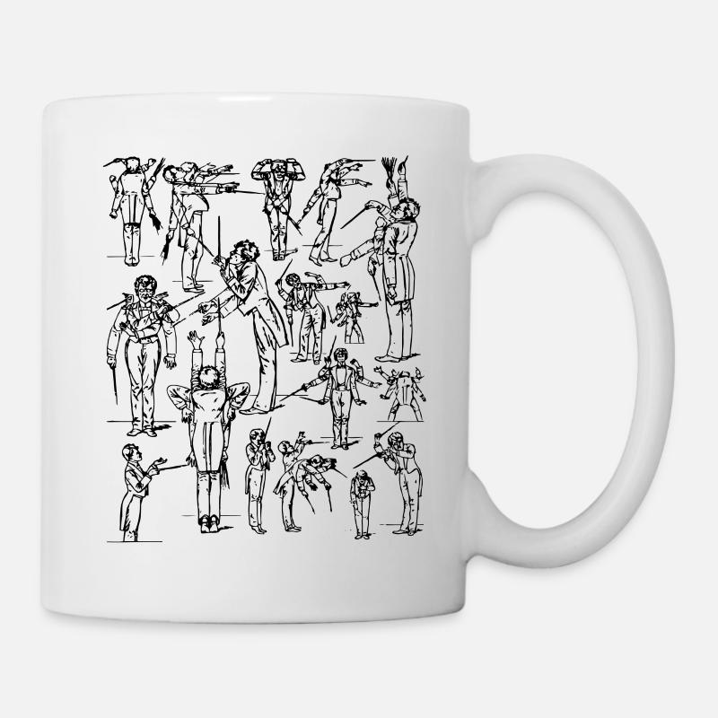Gustav Mahler dirige - Mug blanc - blanc