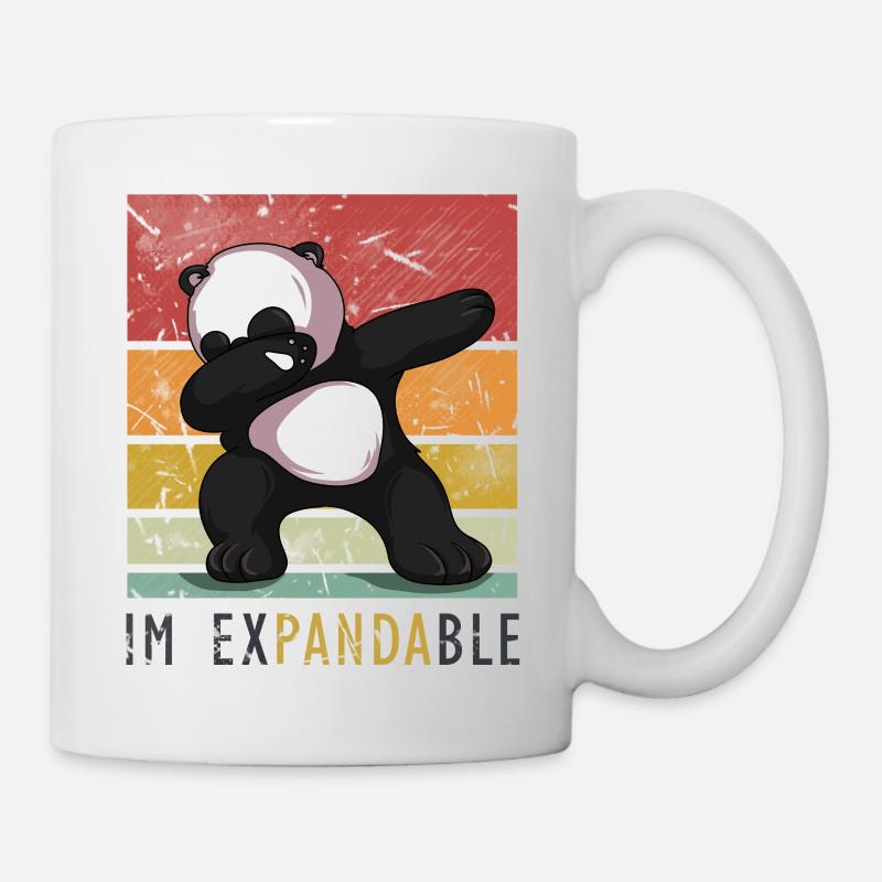 Dancing in the Expandable Panda Bear Dabbing Dub - Mug - white