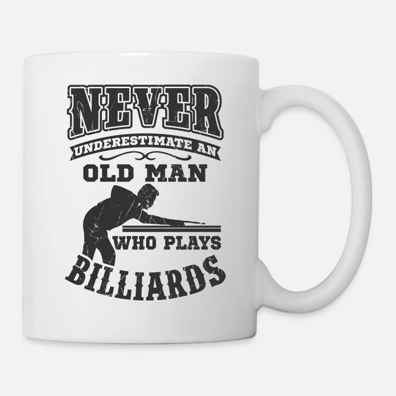 Billard - Tasse - Weiß