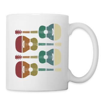 Gitarren - Tasse - Weiß - Rechts