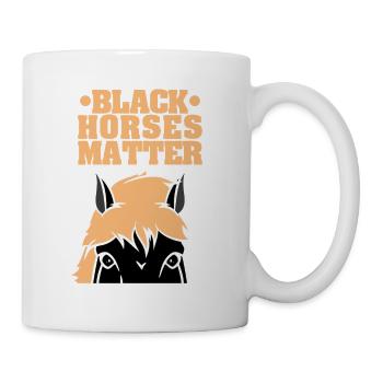 Black Horses Matter - Mug - white - Right