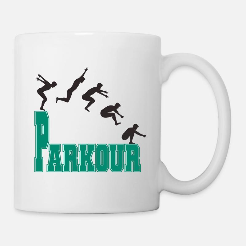 Parkour - Tasse - Weiß