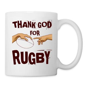 Rugby - Tasse - Weiß - Rechts
