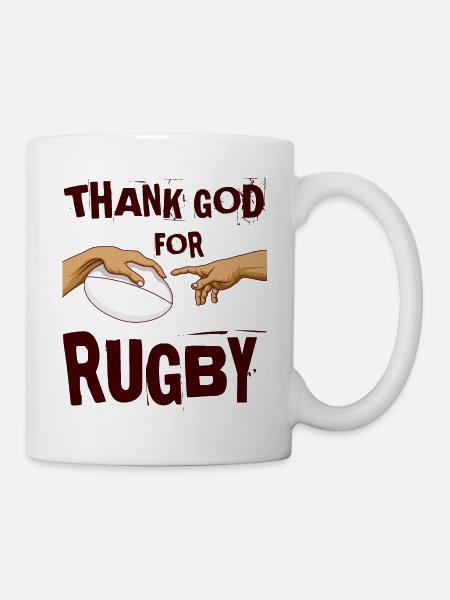 Rugby - Tasse - Weiß
