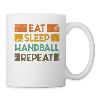 Handball Handballer Beachhandball Handballspieler - Mug blanc - blanc - Droite