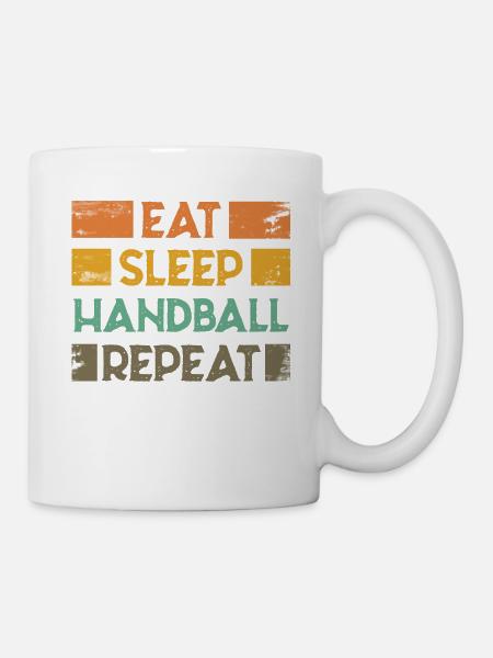Handball Handballer Beachhandball Handballspieler - Tasse - Weiß