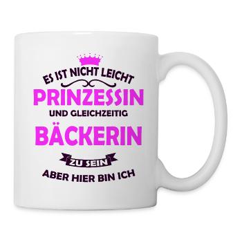 Bäckerin - Tasse - Weiß - Rechts