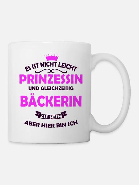 Bäckerin - Tasse - Weiß