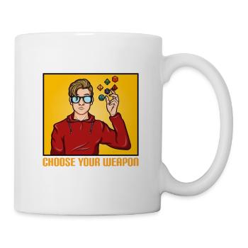 Keep calm and dice Games Dragon Roll Gift - Mug - white - Right