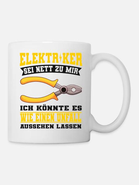 Elektriker - Tasse - Weiß