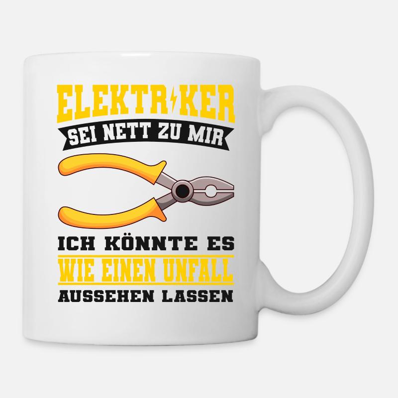 Elektriker - Tasse - Weiß