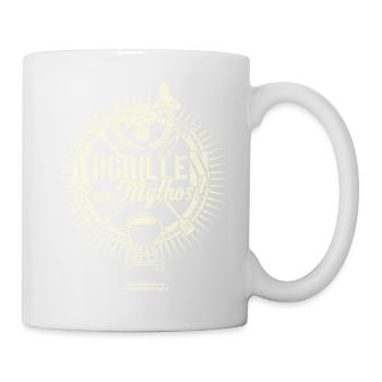 Grill T Shirt Spruch Abgrillen ist ein Mythos - Tasse - Weiß - Rechts