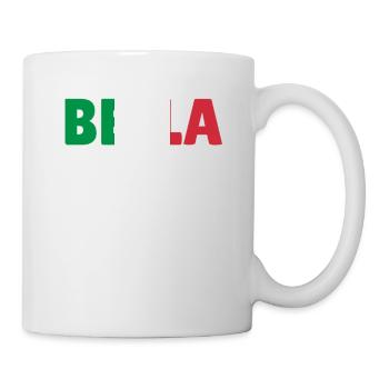 Bella belle femme fille cadeau Italie - Mug blanc - blanc - Droite