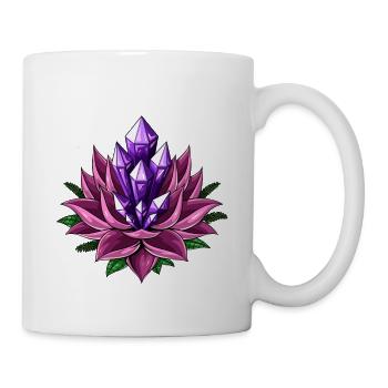 Zen-Kristalle Lotus - Tasse - Weiß - Rechts