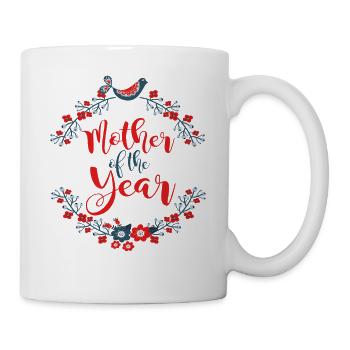 Mutter des Jahres - Tasse - Weiß - Rechts