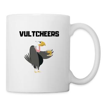 Geier-Cheers - Vultcheers black - Mug - white - Right