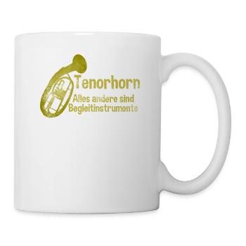 Cor ténor - tout le reste accompagne les instruments - Mug blanc - blanc - Droite