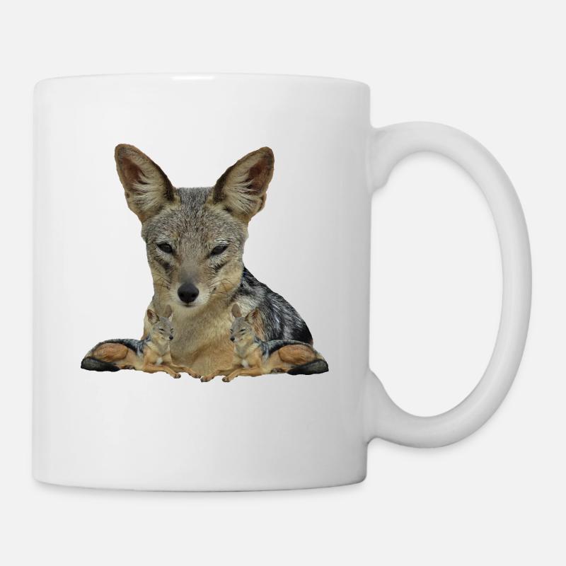 Chacal - Faune - Safari - Afrique - Savane - Mug blanc - blanc