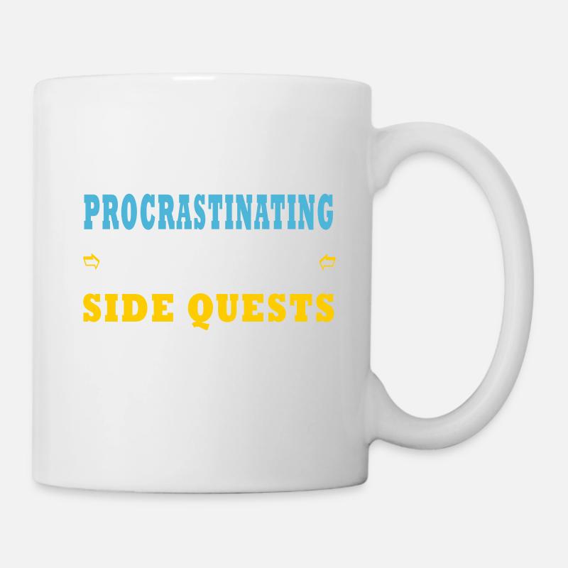 I'm Not Procrastinating I'm Doing Side Quests - Mug blanc - blanc