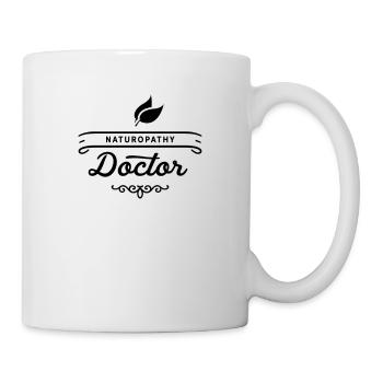 Naturheilkunde Heilpraktiker Alternative Medizin - Tasse - Weiß - Rechts