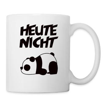 Heute Nicht Panda - Tasse - Weiß - Rechts