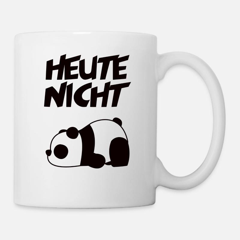 Heute Nicht Panda - Tasse - Weiß