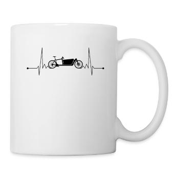 Cargobike Heartbeat Cargobike Heartbeat - Mug blanc - blanc - Droite