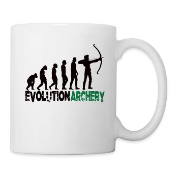 Bogenschießen - Tasse - Weiß - Rechts