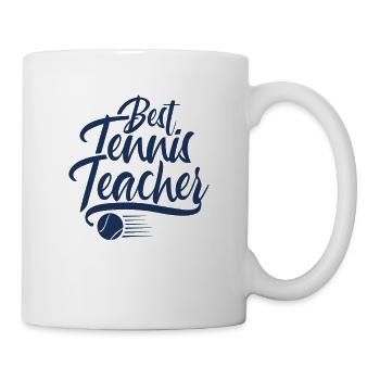 Tennis coach - Mug - white - Right