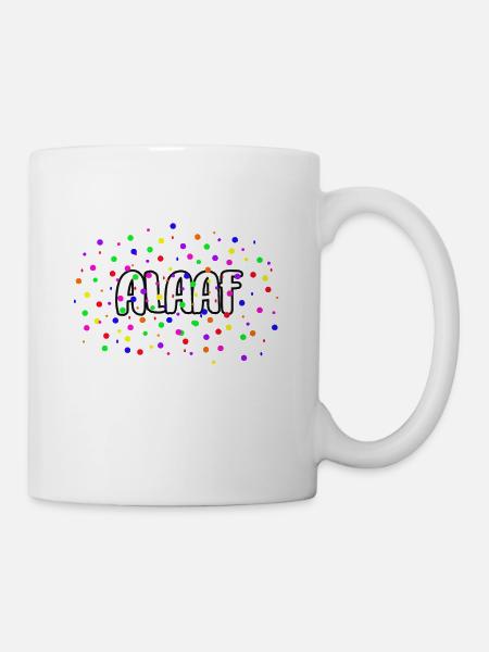 KARNEVAL FASCHING FASTNACHT KÖLLE ALAAF KONFETTI - Tasse - Weiß