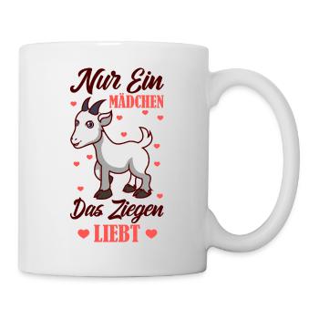 Ziege - Tasse - Weiß - Rechts