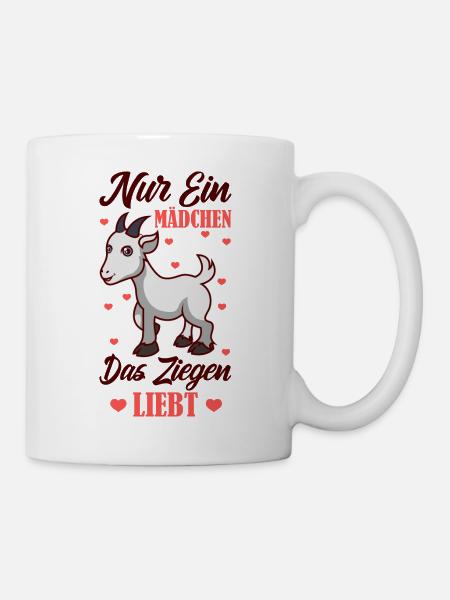 Ziege - Tasse - Weiß