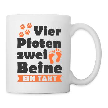 Hundeliebhaber Herrchen - Tasse - Weiß - Rechts