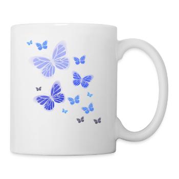 Butterfly Butterfly Butterfly children - Mug - white - Right