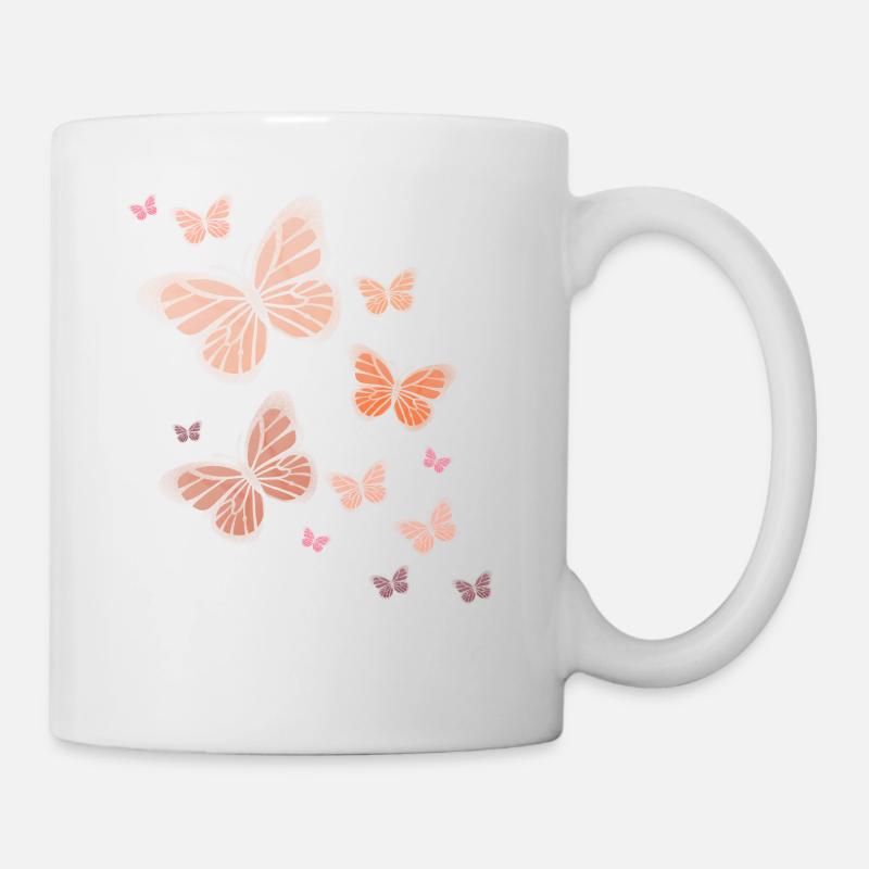 Schmetterling Schmetterling Butterfly Kinder - Tasse - Weiß