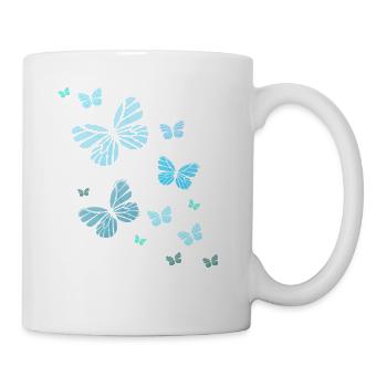 Butterfly Butterfly Butterfly children - Mug - white - Right