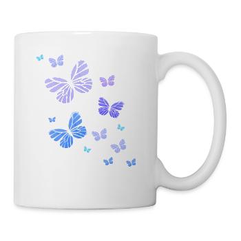 Butterfly Butterfly Butterfly children - Mug - white - Right