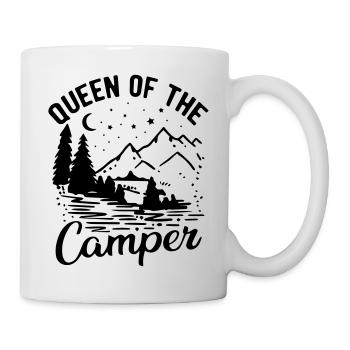 Queen of the camper - Tasse - Weiß - Rechts