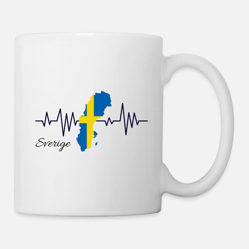 Suède - Mug blanc - blanc