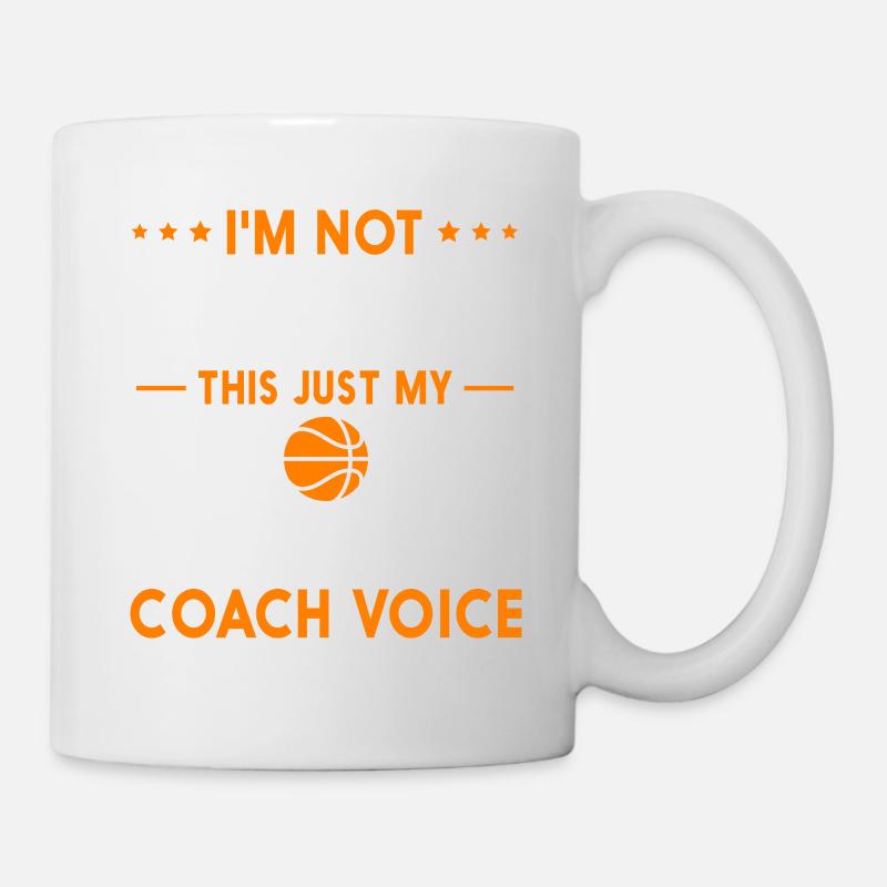 Funny Basketball Coach Gift Idea - Mug - white