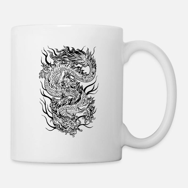Dragon / Dragon - Mug blanc - blanc